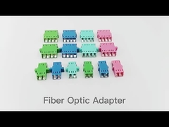 Adaptateur optique de fibre du duplex LC RPA de SM sans bride