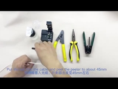 Le GV rapide optique d'Assemblée de gisement rapide de connecteur de fibre de Sc UPC a certifié