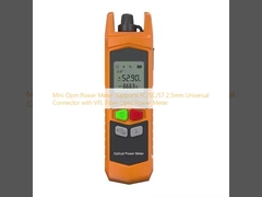 Mini Opm Power Meter Prend en charge le connecteur universel FC/SC/ST 2,5 mm avec VFL Fiber Optic Power Meter