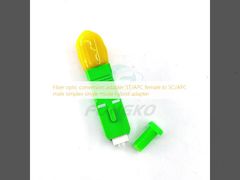 Adaptateur de conversion en fibre optique ST/APC féminin en SC/APC masculin Adaptateur hybride simple à mode unique