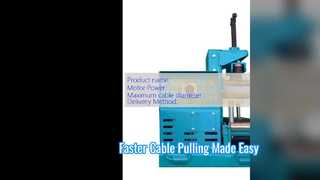 Intelligent Cable Conveyor for Faster Cable Installation