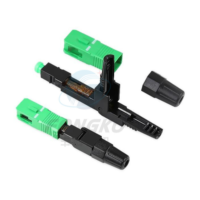 Câble d'interface plat rapide optique du connecteur 2x3mm de fibre de Sc RPA UPC 55mm 60mm