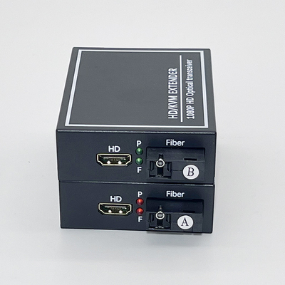 FONGKO Optical Extender HD à MI Convertisseur de fibre optique HD/KVM EXTENDER Transcepteur optique HD 1080P