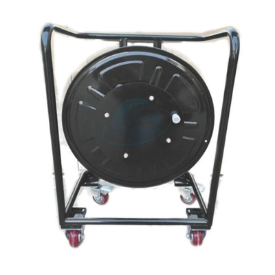 Bobine portative tactique 3.6KM de rallonge de tambour de chariot de bobine de câble à fibres optiques