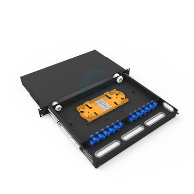 qualité  6-48 Port Sliding ODF Fiber Optic Patch Panel For Data Center Usine