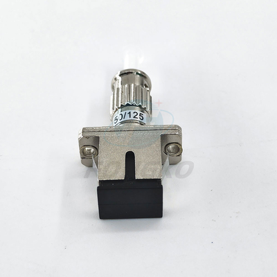 Femelle à plusieurs modes de fonctionnement en métal 50/125 à l'adaptateur masculin, Sc à l'adaptateur hybride optique de fibre de St