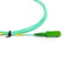 Corde de correction de Ftth 1.6mm 1M Length Optic Fiber Aqua Blue Cable Jumper