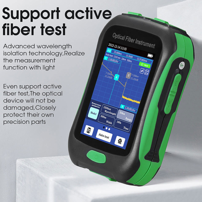 Instrument de fibre optique OTDR Live Test actif 1550nm 20dB 80KM d'OPM VFL OLS LED