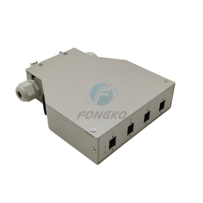 Boîte de terminaison à fibre optique à 8 cœurs ftth à 4 ports Lc Duplex