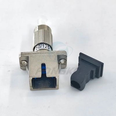 SC Femme à FC Homme Adaptateur hybride en fibre optique FTTH Métal en mode unique