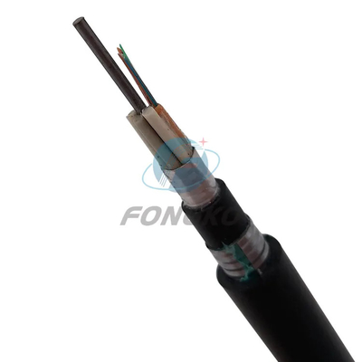 Cable à fibre optique ADSS Autoportant 48 96 120 144 Noyaux Durabilité 60m 100m 120m