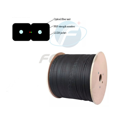Cable à goutte en fibre optique de 2*3 mm G652D G657A GJXH FTTH