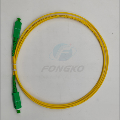SC/APC à SC/APC câble à fibre optique MM SM Simplex 9/125 G652D G657A câble optique