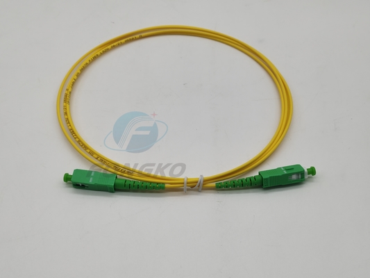 SC/APC à SC/APC câble à fibre optique MM SM Simplex 9/125 G652D G657A câble optique