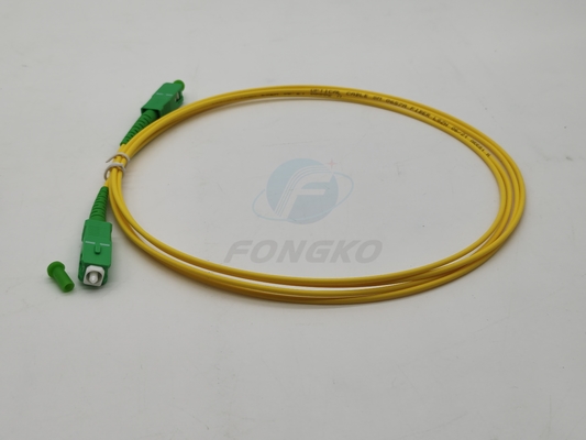 SC/APC à SC/APC câble à fibre optique MM SM Simplex 9/125 G652D G657A câble optique