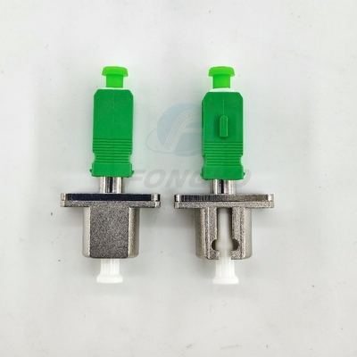 Adaptateur optique à fibre optique Simplex Simglemode LC APC - SC APC FTTH Adaptateur optique mâle Coupler métallique