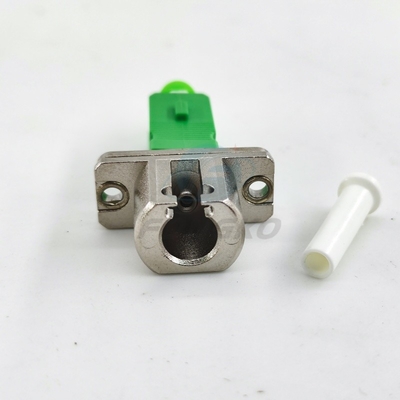 Adaptateur optique à fibre optique Simplex Simglemode LC APC - SC APC FTTH Adaptateur optique mâle Coupler métallique