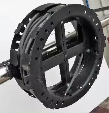 Ruloir de stockage de câbles en fibre ADSS avec support de support en plastique
