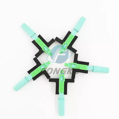 Connecteur de fibre optique d'épissure mécanique rapidement pour le LC/RPA