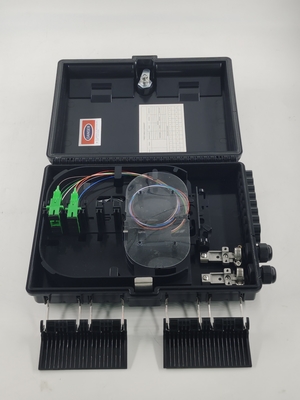 Boîte de terminaison de fibre optique extérieure à 16 cœurs avec SC Splitter nap ftth Boîte de distribution de fibres Boîte de terminaison de fibres