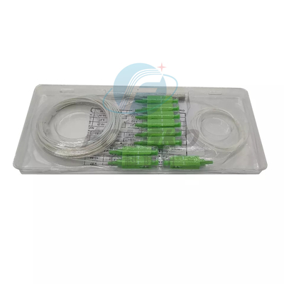 1*8 SC APC Fibre optique PLC Splitter 1:8 Tuyaux en acier FTTH Mini optique PLC Splitter