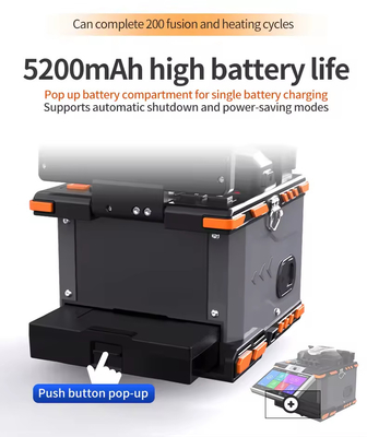6 moteurs Splicer à fusion en fibre optique 6S FTTH Machine à épissage en fibre optique