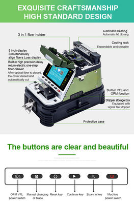 AI20 AI30 FTTH Splicer à fusion FTTH soudeur à fibres optiques Machine à épissure à fibres optiques