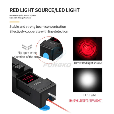Testeur de fibres optiques 10 km source de lumière rouge lumière à LED tout en une machine instrument d'identification de signal en fibres