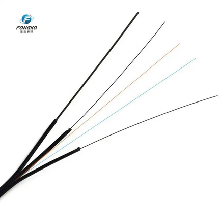GJYXFCH extérieur 2*5mm FTTH bobine de tambour câble à fibre optique LSZH câble à fibre optique autoportant