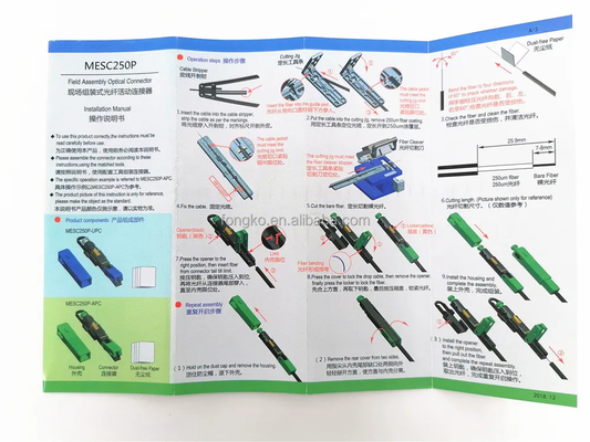 Multimode SC APC Connecteur rapide Connexion rapide pour FTTH Connexion rapide