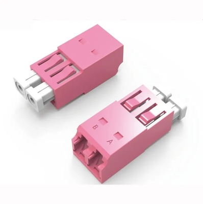 LC/PC à LC/PC OM4 Coupler sans bordure multimode OM4 Adaptateur réseau à fibre optique