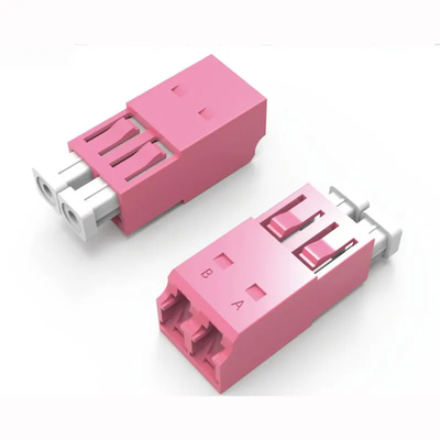 LC/PC à LC/PC OM4 Coupler sans bordure multimode OM4 Adaptateur réseau à fibre optique