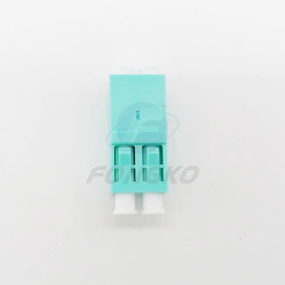 OM3 Coupler Adaptateur en plastique LC à LC Duplex Adaptateur de connecteur à fibre optique