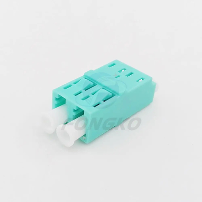 OM3 Coupler Adaptateur en plastique LC à LC Duplex Adaptateur de connecteur à fibre optique