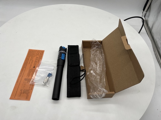 Distance de transmission de 1 à 5 km Localisateur de défauts visuels de type stylo VFL avec une longueur d'onde de 650 nm et une puissance de sortie de 5 mW