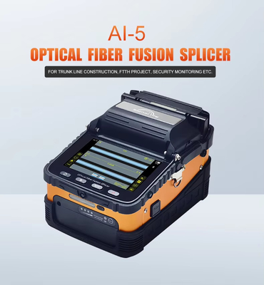 AI-5 4 moteurs splicer à fusion de fibre optique splicer à fusion automatique splicer à fusion de fibre optique splicer