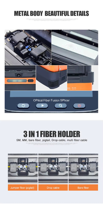 AI-5 4 moteurs splicer à fusion de fibre optique splicer à fusion automatique splicer à fusion de fibre optique splicer