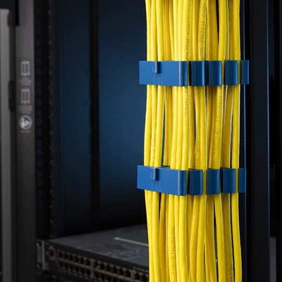 Gestionnaire de câbles réseau CAT5 CAT6 Cable Comb Dresser câble à fibre optique