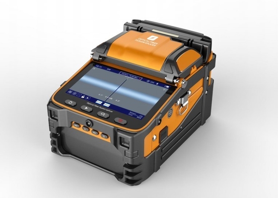 AI-9 6 Motos Splicer à fusion multilingue Equipement à fibre optique Splicer à fusion automatique Splicer à fusion à fibre optique