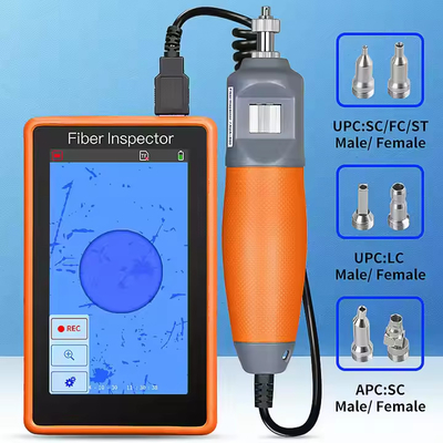Moniteur tactile HD de 5 pouces inspection sonde à fibre optique outil de nettoyage optique détecteur de visage d'extrémité de fibre