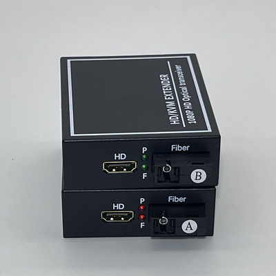 FONGKO Optical Extender HD à MI Convertisseur de fibre optique HD/KVM EXTENDER Transcepteur optique HD 1080P