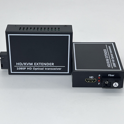 FONGKO Optical Extender HD à MI Convertisseur de fibre optique HD/KVM EXTENDER Transcepteur optique HD 1080P