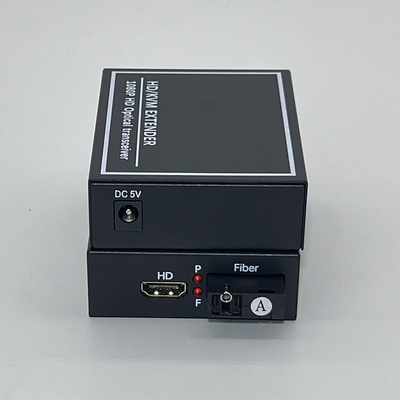 FONGKO Optical Extender HD à MI Convertisseur de fibre optique HD/KVM EXTENDER Transcepteur optique HD 1080P