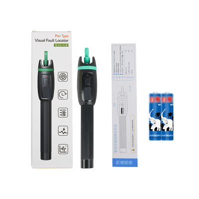 Localisateur visuel de défaut FONGKO KFL-11P VFL pour tests de fibre optique, 10 mW, 10 km, compatible avec connecteur LC