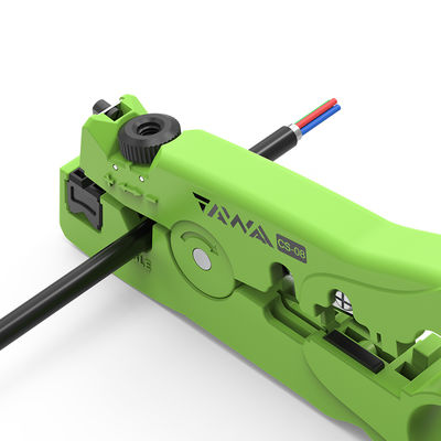Pince coupante pour câble coaxial plat rond FONGKO CS-08, pince à dénuder multifonctionnelle et coupante