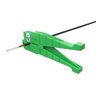FONGKO 45-164 Décapant coaxial Diamètre du câble vert de 6,4 mm à 14,3 mm Décapant du câble du tube lâche Décapant du câble coaxial