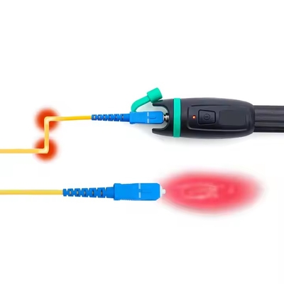 KFL-11P VFL Localisateur de défaut visuel Testeur de fibre optique 10mw 10km pour les connecteurs LC