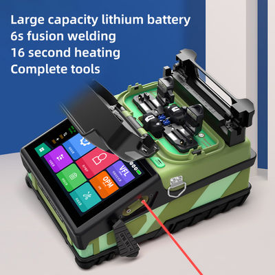 Splicer à fusion de fibres optiques à six moteurs Splicer à fusion de noyau à noyau