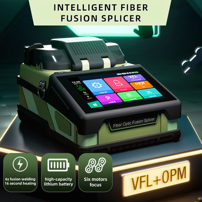 FONGKO Six Motors Splicer de fusion de fibres optiques de noyau à noyau