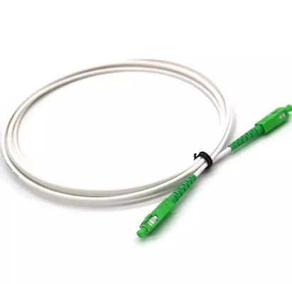 2 mm 3 mm FTTH Pigtails LSZH câble à fibre optique blanche G652D G657A SC/APC câble à fibre optique